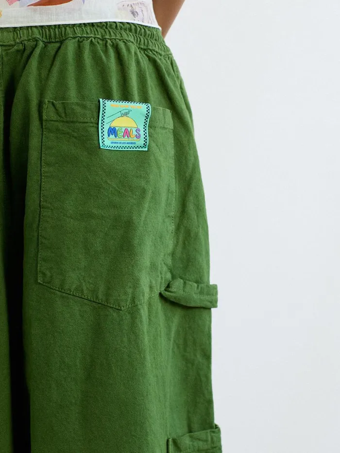 Women Chef Pant Kale Green Lisa Says Gah Pants