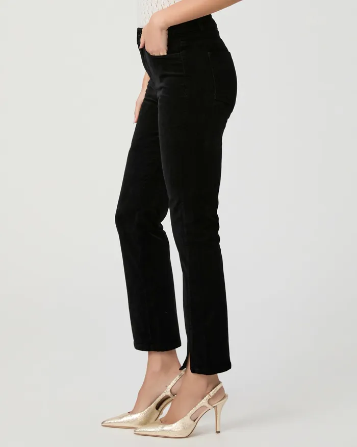 Women Cindy Straight Pant 8211 Black Velvet Pants PAIGE Women Cindy Straight Pant 8211 Black Velvet Pants PAIGE