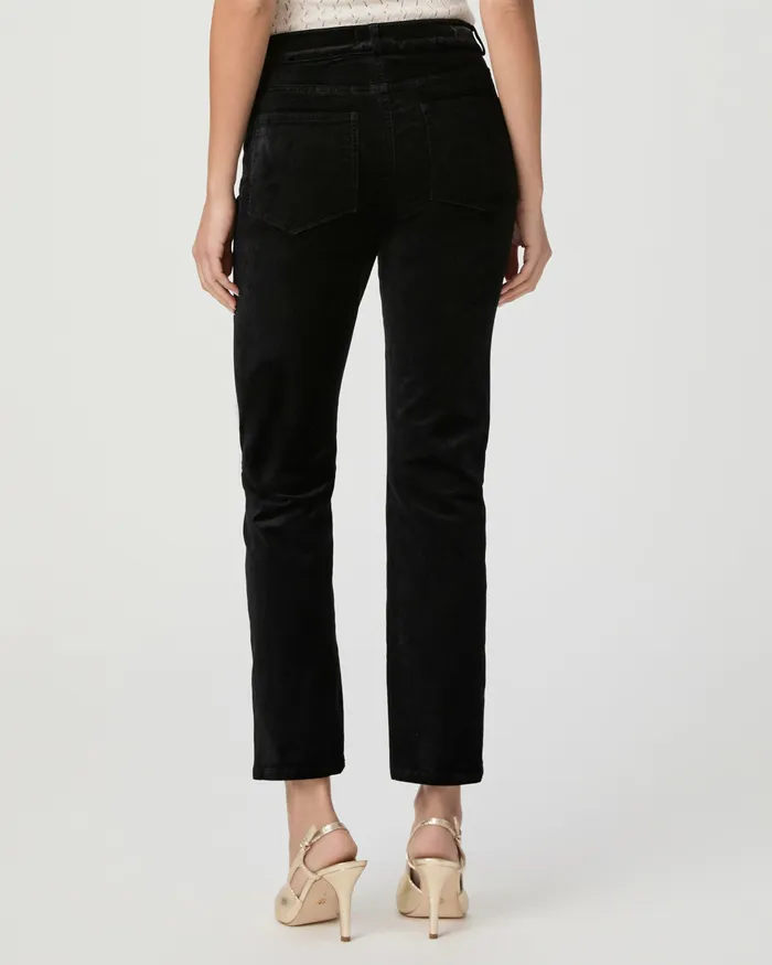 Women Cindy Straight Pant 8211 Black Velvet Pants PAIGE Women Cindy Straight Pant 8211 Black Velvet Pants PAIGE