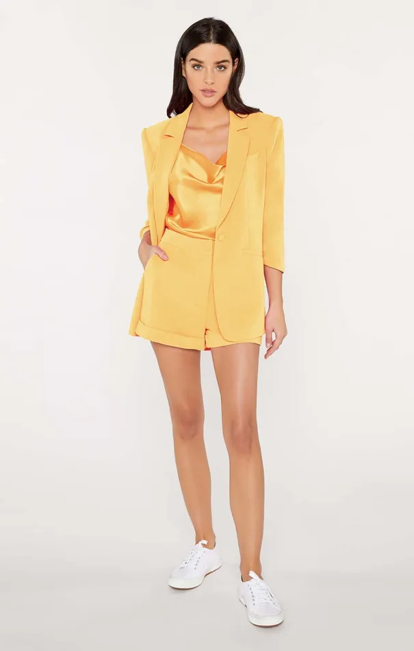 Women Cinq Sept Blazers Crepe Khloe Blazer Sunset