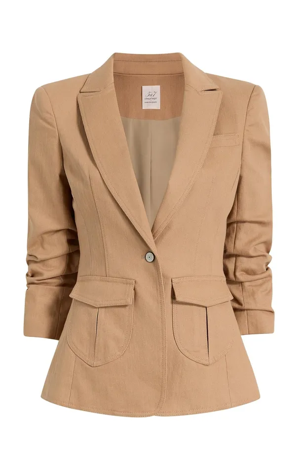 Women Cinq Sept Blazers Louisa Jacket Sahara