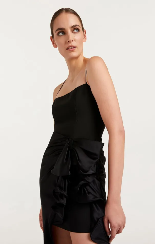 Women Cinq Sept Cocktail and Evening Drina Gown Black