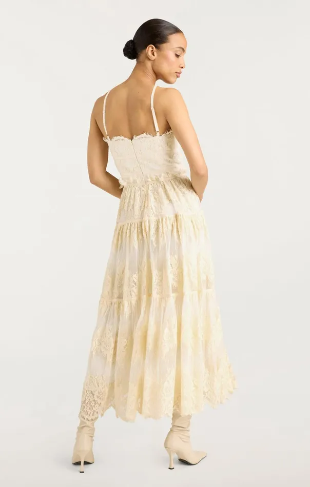 Women Cinq Sept Cocktail and Evening Lana Dress Gardenia
