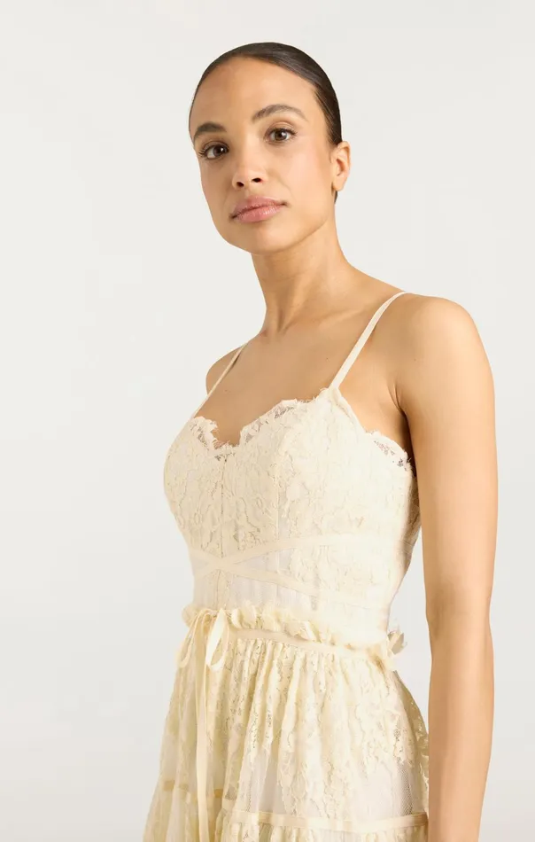 Women Cinq Sept Cocktail and Evening Lana Dress Gardenia