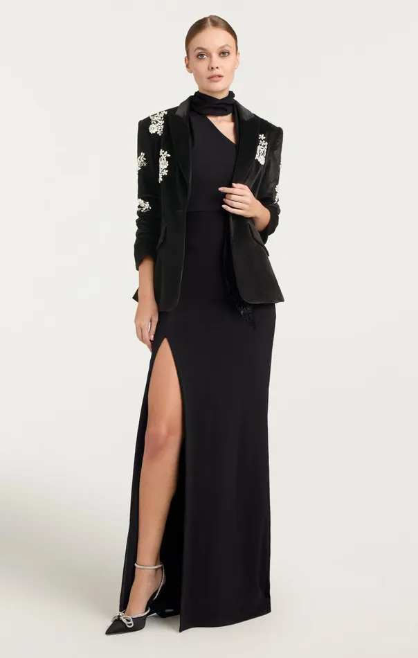Women Cinq Sept Cocktail and Evening Mia Gown Black