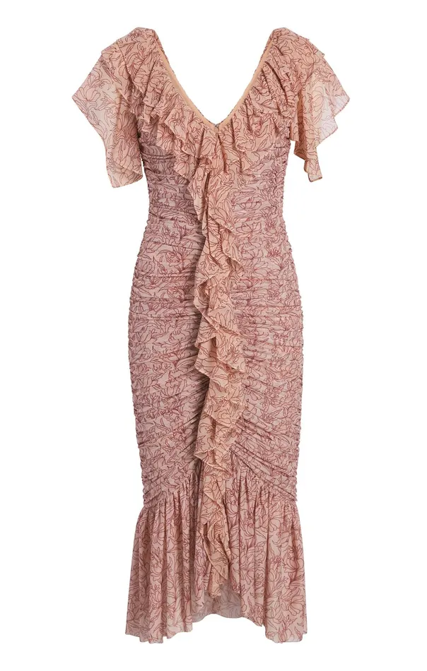 Women Cinq Sept Cocktail and Evening Paola Dress Blusher Multi