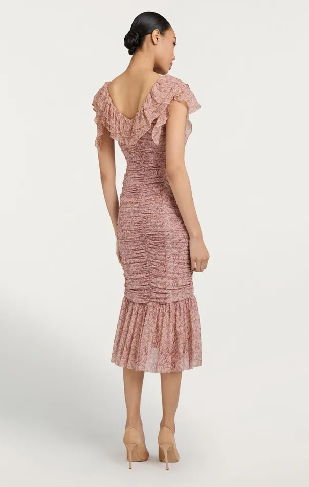 Women Cinq Sept Cocktail and Evening Paola Dress Blusher Multi