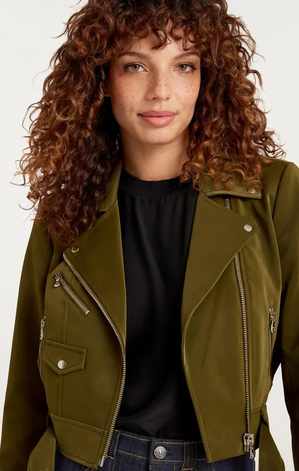 Women Cinq Sept Jackets Zoe Jacket Dark Olive