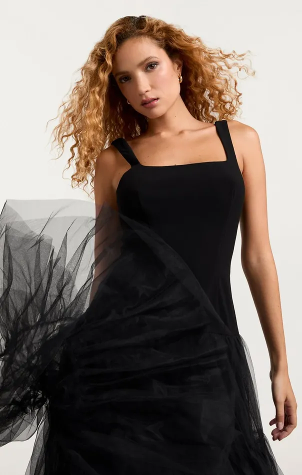 Women Cinq Sept Midi Carolina Dress Black