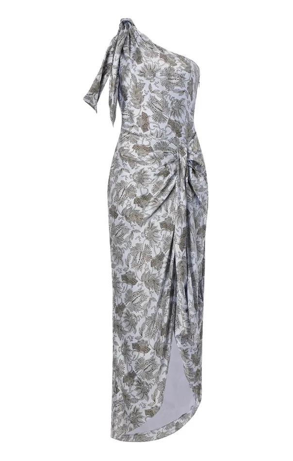 Women Cinq Sept Midi Gretchen Dress Frostblack Olive