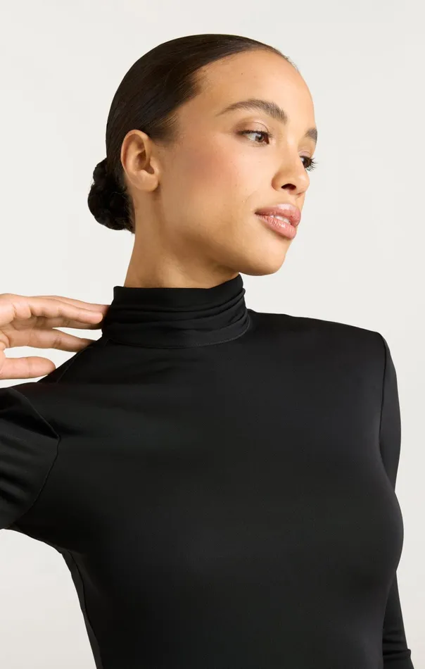 Women Cinq Sept Midi Johnson Dress Black