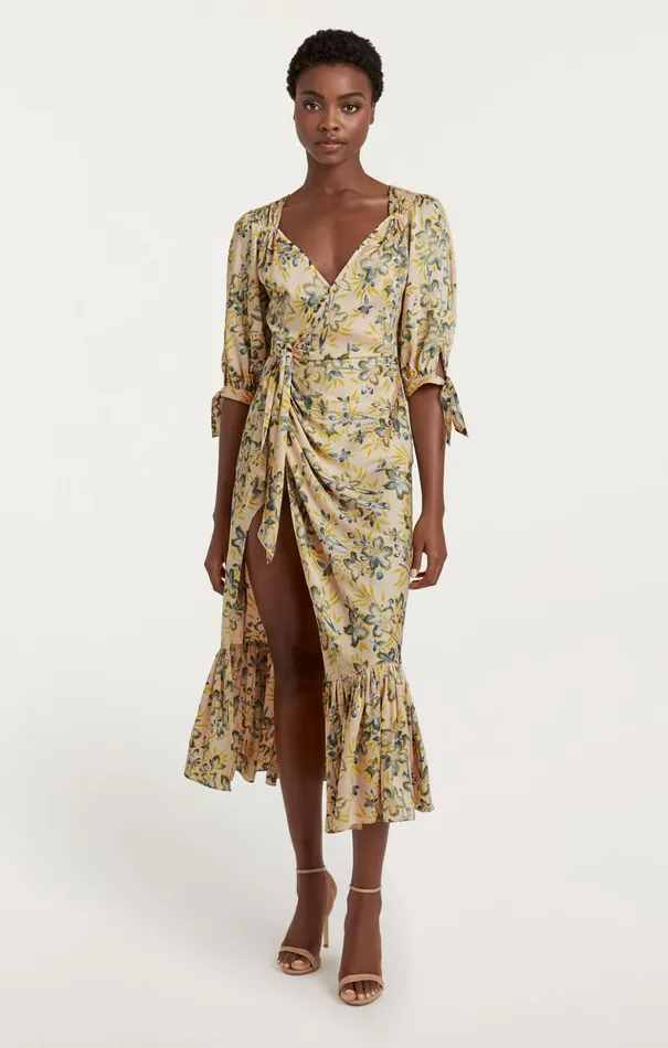 Women Cinq Sept Midi Kerstin Dress Pomelo Multi