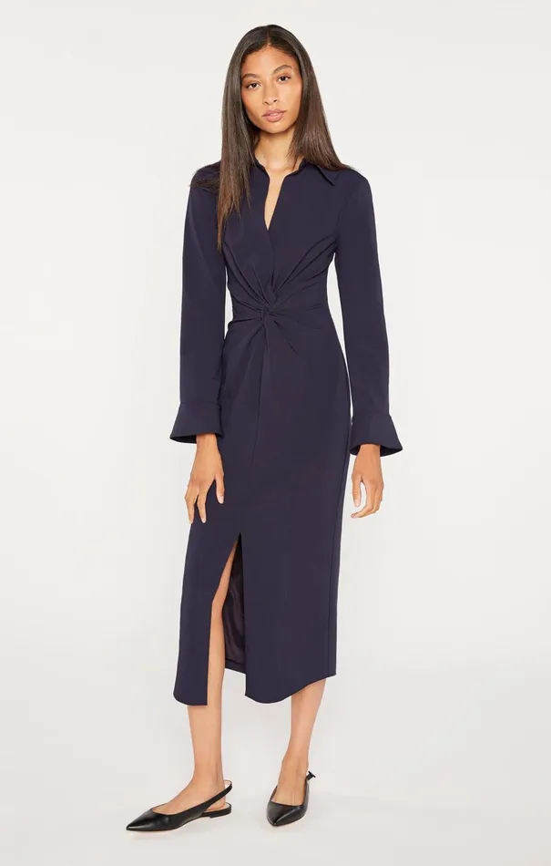 Women Cinq Sept Midi Midi Mckenna Dress Navy