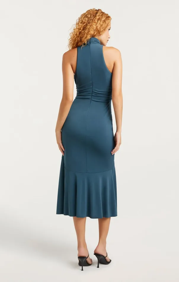 Women Cinq Sept Midi Rori Dress Onyx