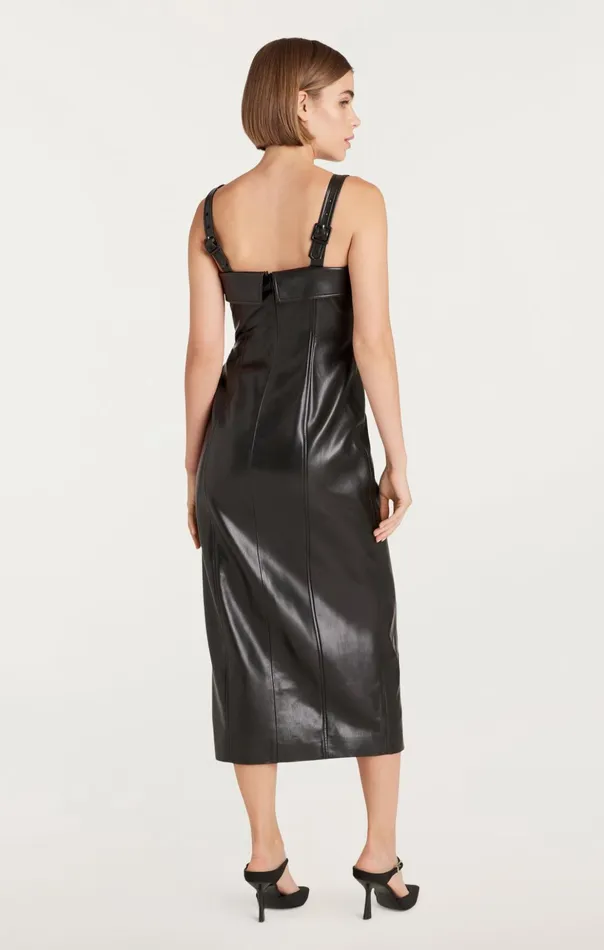 Women Cinq Sept Midi Tessa Dress Black