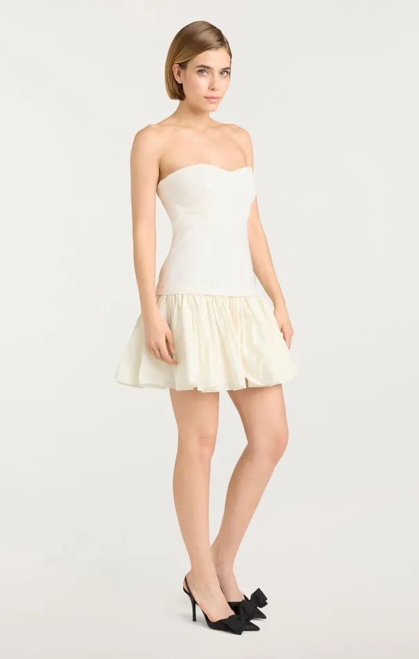 Women Cinq Sept Mini Amanda Dress Ivory