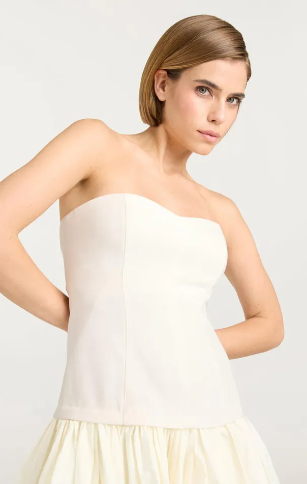Women Cinq Sept Mini Amanda Dress Ivory