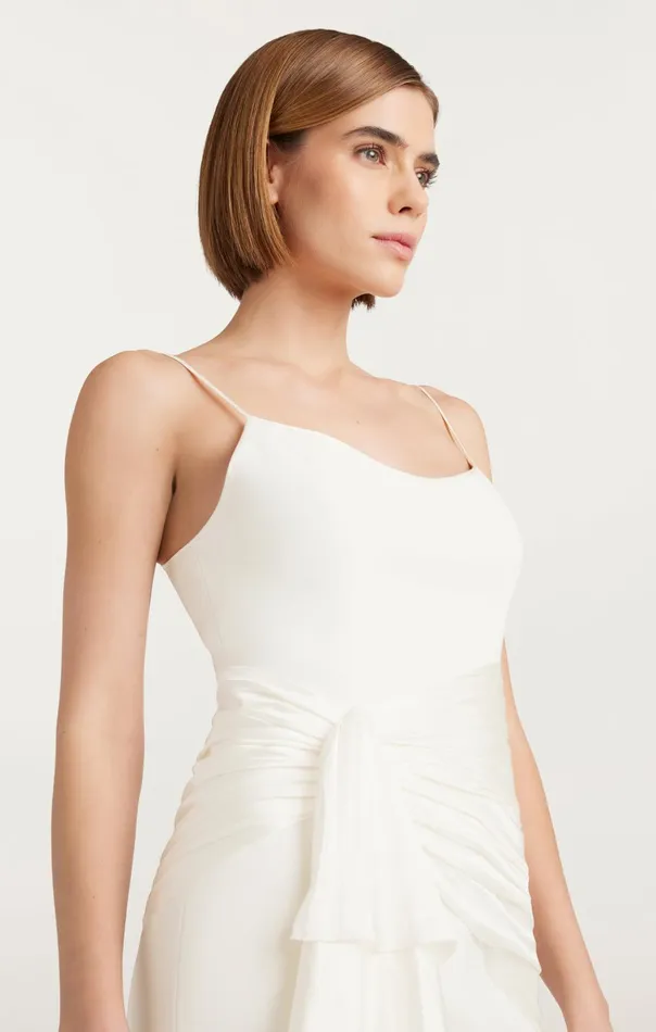 Women Cinq Sept Mini Anselle Dress Ivory