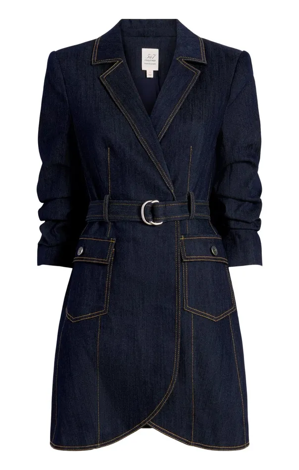 Women Cinq Sept Mini Jenessa Dress Indigo
