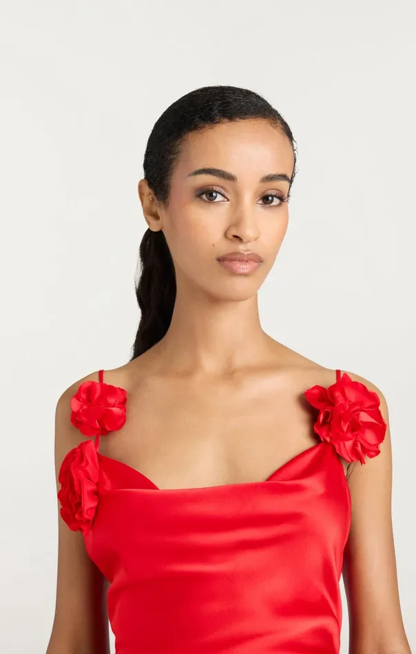 Women Cinq Sept Mini Logan Dress Cardinal