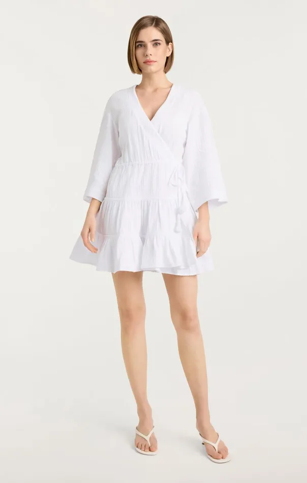 Women Cinq Sept Mini Mini Torey Dress White