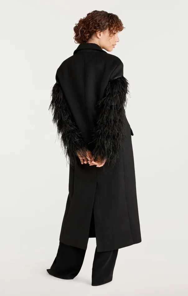 Women Cinq Sept Outerwear Ali Coat Black
