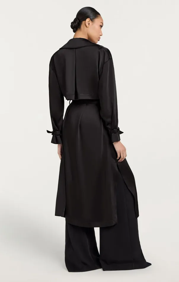 Women Cinq Sept Outerwear Jayla Trench Black