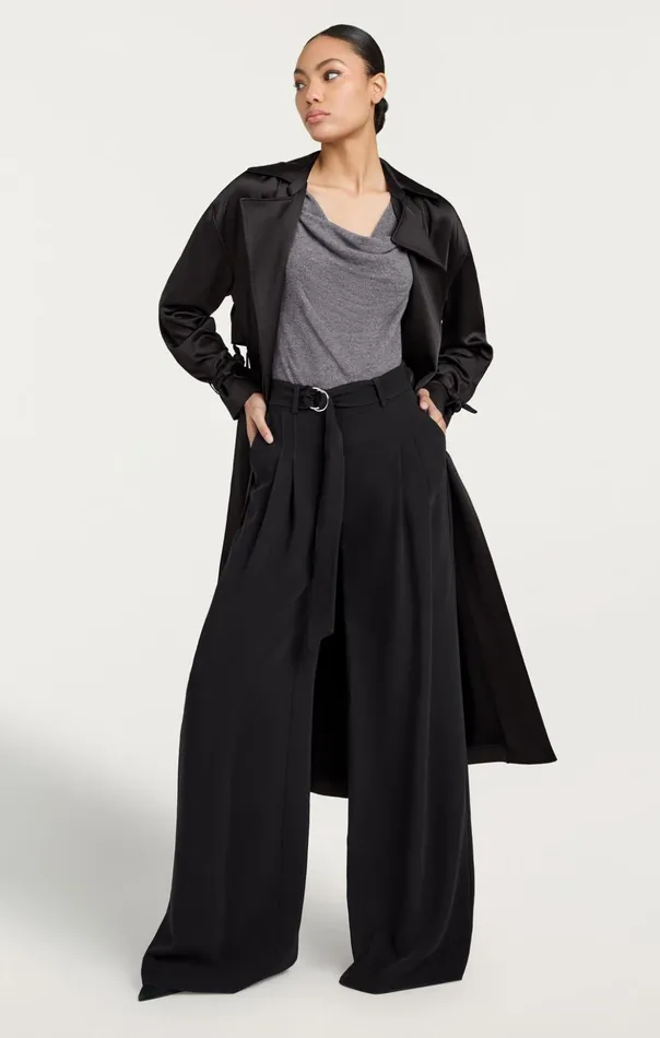 Women Cinq Sept Outerwear Jayla Trench Black