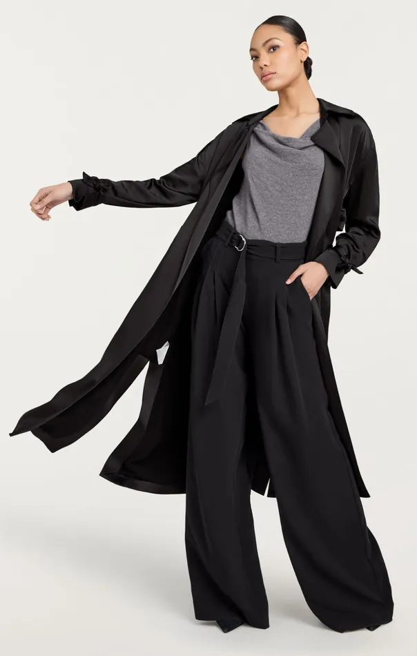 Women Cinq Sept Outerwear Jayla Trench Black