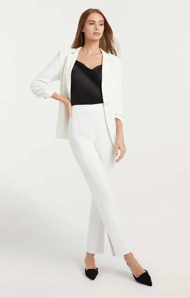 Women Cinq Sept Pants Brianne Pant Ivory