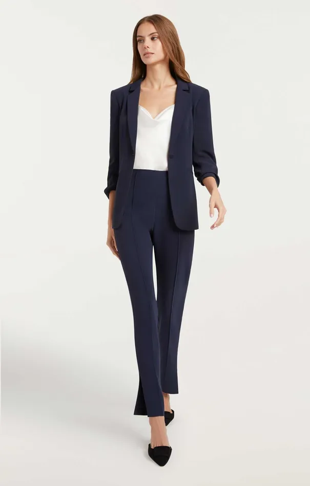 Women Cinq Sept Pants Brianne Pant Navy