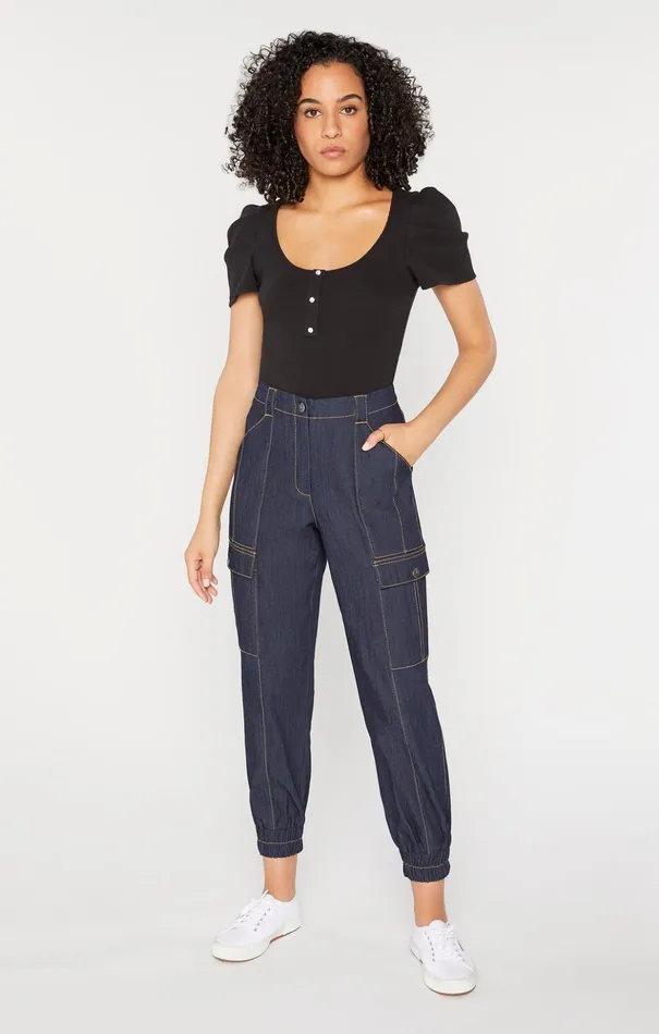 Women Cinq Sept Pants Denim Skinny Kelly Pant Indigo