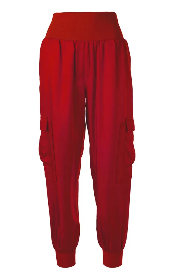 Women Cinq Sept Pants Giles Pant Red Currant