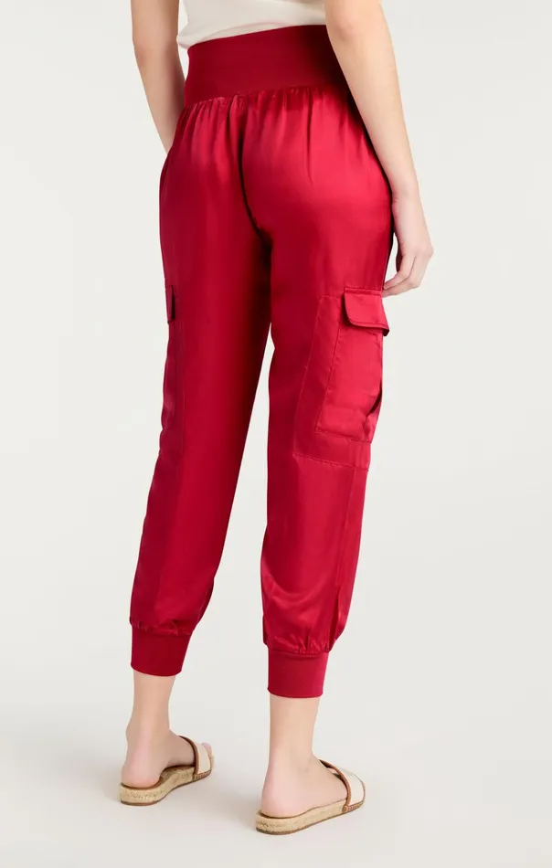 Women Cinq Sept Pants Giles Pant Red Currant