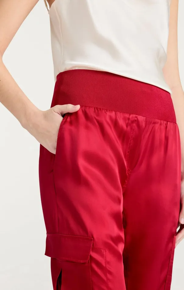 Women Cinq Sept Pants Giles Pant Red Currant