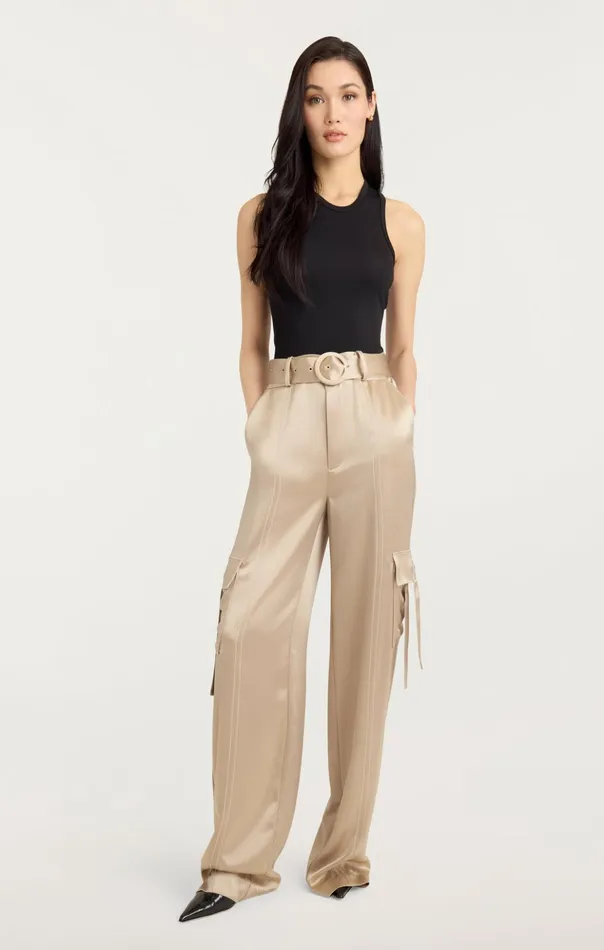 Women Cinq Sept Pants Jenson Pant Khakiivory