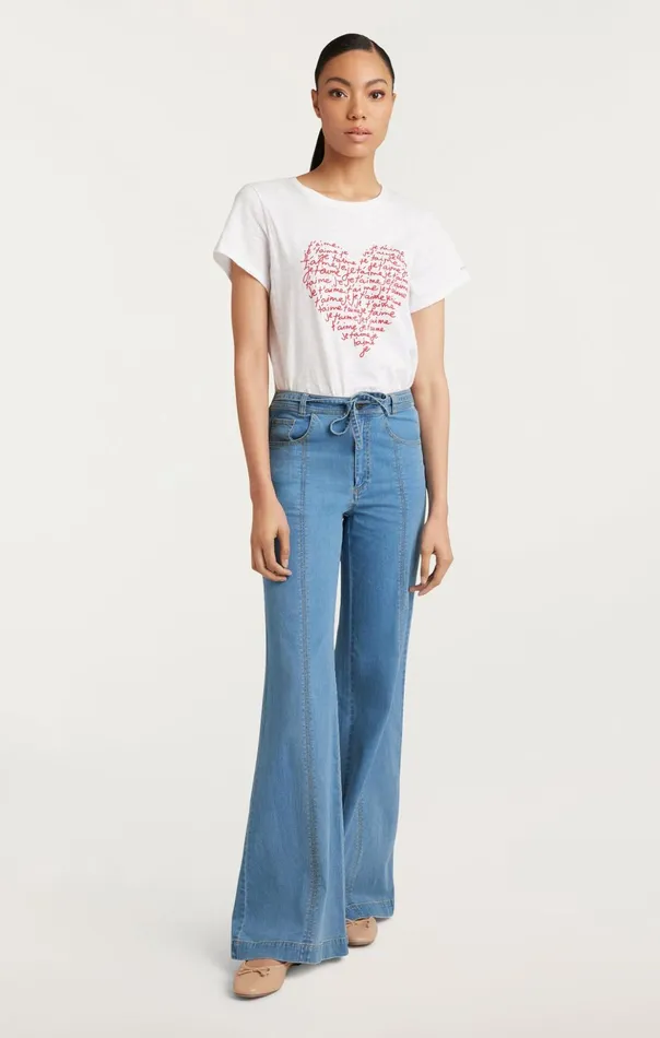 Women Cinq Sept Pants Tansy Pant Light Wash