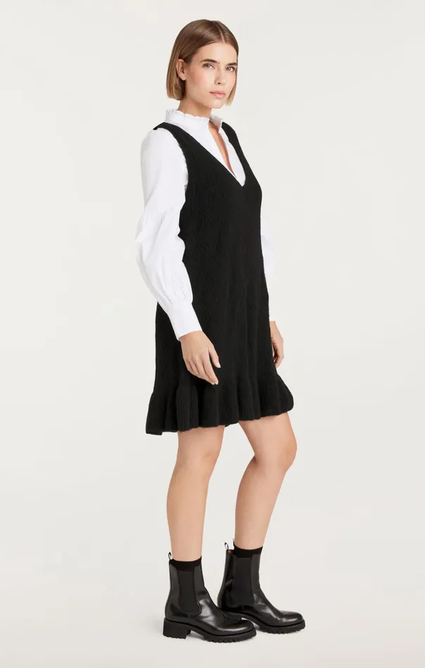 Women Cinq Sept Sweaters and Knits Greysen Dress Blackwhite