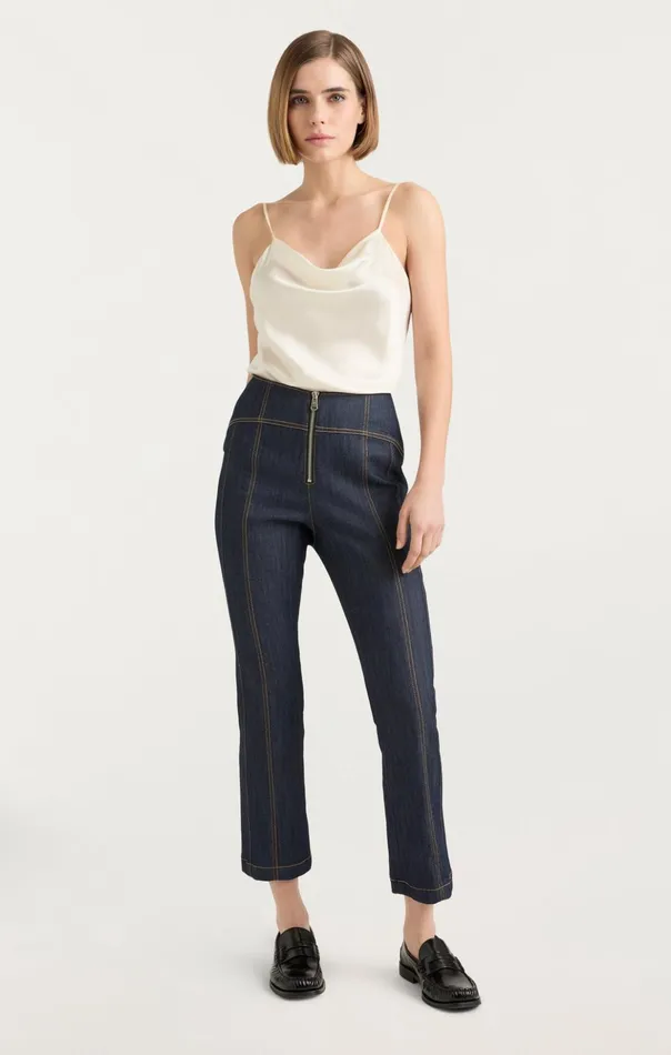 Women Cinq Sept Tank Tops and Camisoles Marta Cami Ivory