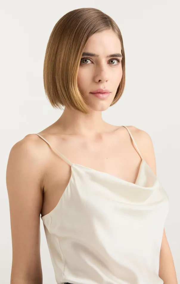 Women Cinq Sept Tank Tops and Camisoles Marta Cami Ivory