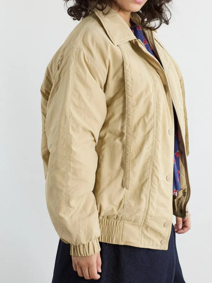 Women Claudia Bomber Tan Lisa Says Gah Jackets Outerwear