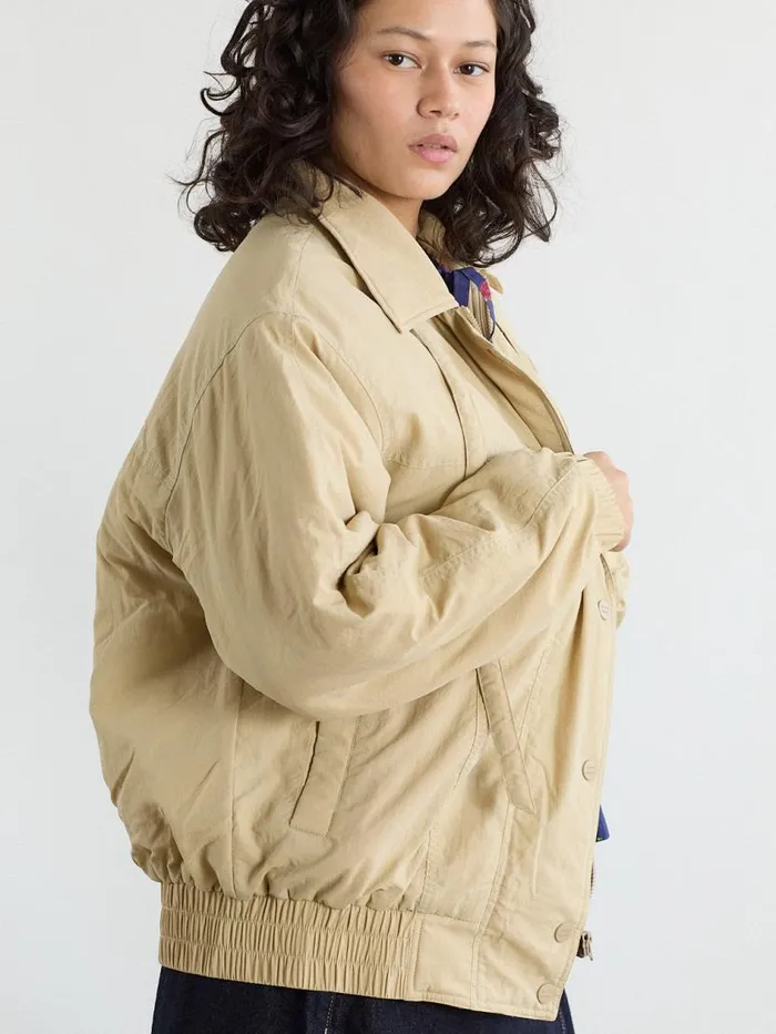 Women Claudia Bomber Tan Lisa Says Gah Jackets Outerwear
