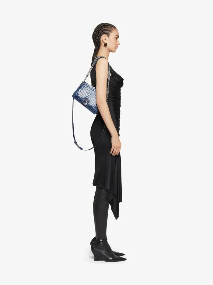 Women Crossbody Bags Givenchy Medium 4G Multicarry Bag In 4G Denim Medium Blue Women Crossbody Bags Givenchy Medium 4G Multicarry Bag In 4G Denim Medium Blue