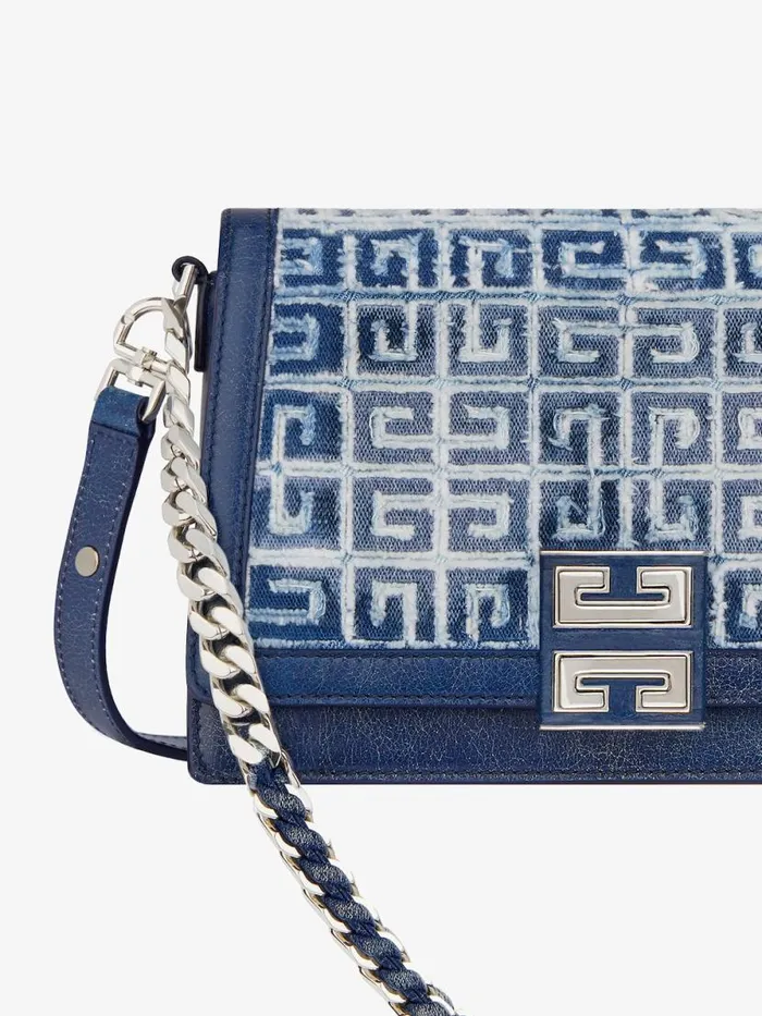 Women Crossbody Bags Givenchy Medium 4G Multicarry Bag In 4G Denim Medium Blue Women Crossbody Bags Givenchy Medium 4G Multicarry Bag In 4G Denim Medium Blue