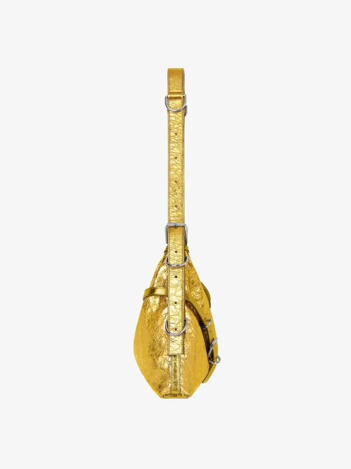 Women Crossbody Bags Givenchy Medium Voyou Bag In Laminated Leather Golden Women Crossbody Bags Givenchy Medium Voyou Bag In Laminated Leather Golden