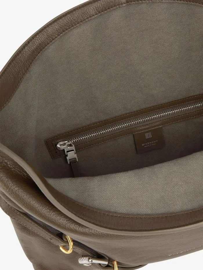Women Crossbody Bags Givenchy Medium Voyou Bag In Leather Taupe Women Crossbody Bags Givenchy Medium Voyou Bag In Leather Taupe