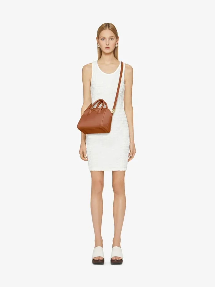 Women Crossbody Bags Givenchy Mini Antigona Bag In Box Leather Tan Women Crossbody Bags Givenchy Mini Antigona Bag In Box Leather Tan