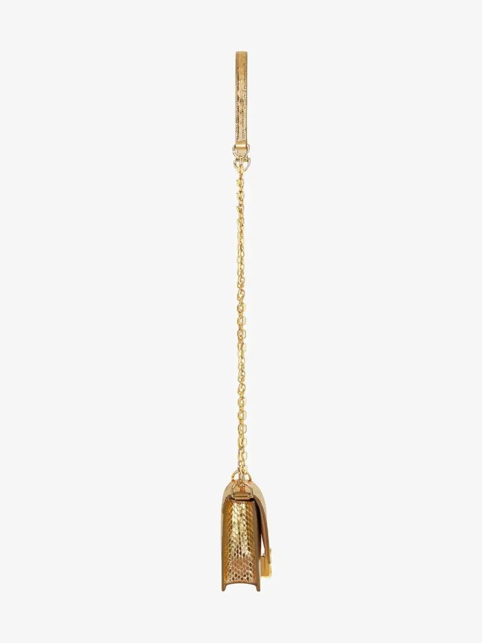Women Crossbody Bags Givenchy Small 4G Bag In Python With Chain Golden Women Crossbody Bags Givenchy Small 4G Bag In Python With Chain Golden