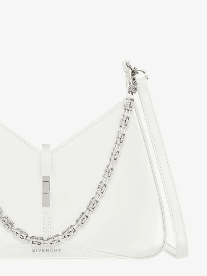 Women Crossbody Bags Givenchy Small Cut Out Bag In Shiny Leather With Chain Ivory Women Crossbody Bags Givenchy Small Cut Out Bag In Shiny Leather With Chain Ivory