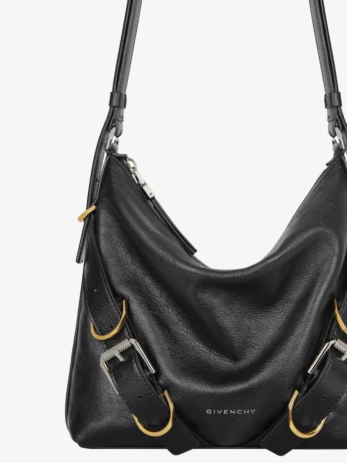 Women Crossbody Bags Givenchy Voyou Crossbody Bag In Leather Black